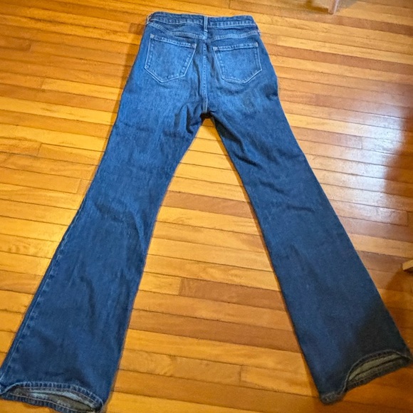 Old Navy High Rise Flare Blue Jeans - Picture 2 of 9